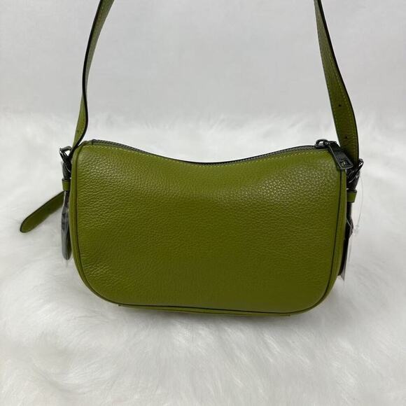 Coach Kailey Shoulder/Crossbody Bag In Leather/Bright Olive CY707 NWT - Picture 4 of 11
